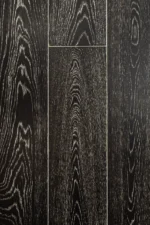 Паркетна дошка Дуб, колір «BLACK (pigment)»